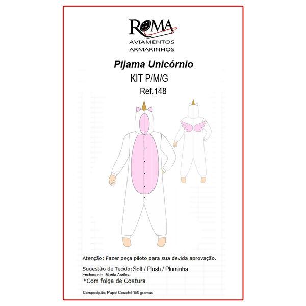 Molde para pijama unicornio